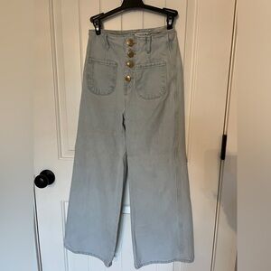 ZARA WIDE LEG JEANS